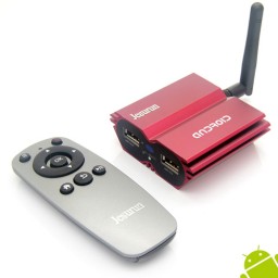 Q7 Android TV Box A31S Quad Core 2GB 8GB Android 4.2 Remote Control TF Card- Black